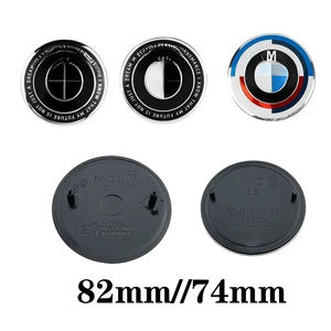 2 pièces 74 mm 82 mm Emblème de <span class=keywords><strong>voiture</strong></span> Logo Badge de coffre arrière pour <span class=keywords><strong>BMW</strong></span> E46 E39 E87 E90 E28 E53 E30 E60 E34 E36 E61 E62 E70 E91 E92 - Product Image 2