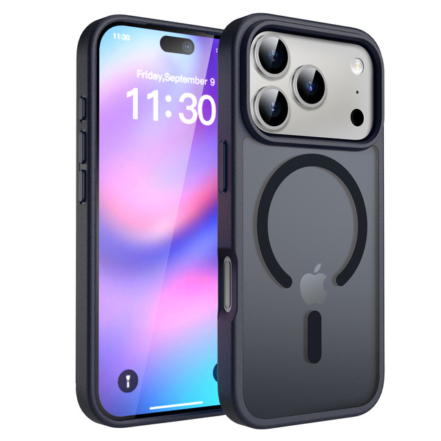 Luxury Frosted Skin Feel Anti-Fall Shockproof N52 Strong Magnetic Phone Protective case Cover for iPhone 17 16 15 14 Pro Max