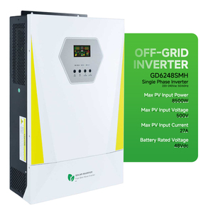 <strong>3</strong> Years Warranty 500v Durable Mppt 48v Pure <strong>Sine</strong> <strong>Wave</strong> Inverter 6kw off Grid Single <strong>Phase</strong> Solar Inverter for Home - Product Image 1
