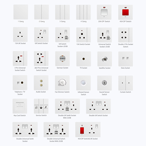 10A 1 Gang 2 way đen trong nhà nhà điện trung gian chuyển đổi ánh sáng PC bảng điều chỉnh lớn push <span class=keywords><strong>button</strong></span> tường chuyển đổi cho khu dân cư - Product Image 6