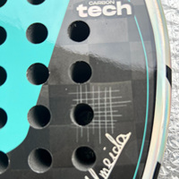 Raquette de padel en forme de larme, choix des experts, norme ROHS, noyau en EVA souple à 15 degrés, hybride Kevlar, performances optimales