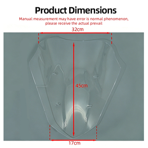 Pare-brise universel pour moto / Pare-brise transparent en PVC / Accessoires et modifications pour scooter / NMAX3 - Product Image 2
