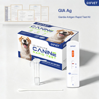 Kit de test rapide CE ISO pour la détection de l'antigène de Giardia chez le chien et le chat, GIA Ag, échantillon fécal, vétérinaire pour chat et chien