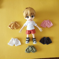 Short en jean pour poupée BJD Ob11 Q01 GSC, corps en argile, 12 points, échelle 1/12, accessoires de vêtements pour filles