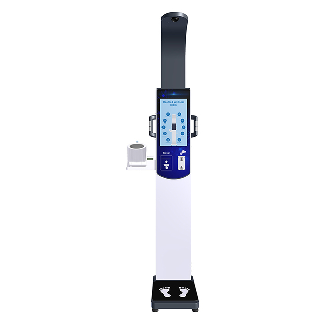 Medical Health Check Kiosk  Multi-functions Digital Height Weight Scale with Touch Screen