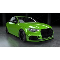 Lèvre de pare-chocs avant en fibre de carbone pour AUDI RS3 Base Sedan 4 portes 2017-2019