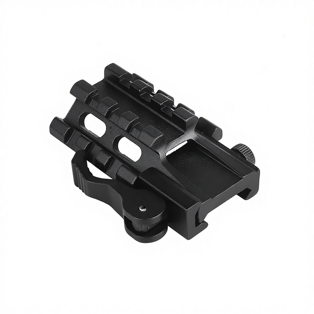 Metal 45 Degree Side Rail Tactical Ar Oblique Rail Clamp Unilateral Bilateral 20mm Universal Quick Release Rail Accessory