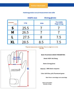Gants de combinaison en néoprène Superfit 5mm pour les sports nautiques et les gants de plongée <span class=keywords><strong>Seaskin</strong></span> - Product Image 5