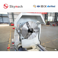 Tour conventionnel CA6261C avec chariot robuste pour les opérations de rainurage, d'entretoissage et d'alésage dans les installations de maintenance