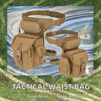 Sac à dos tactique pour sports de plein air avec doublure en nylon sac de taille Messenger pour la randonnée, le camping, la chasse et la pêche