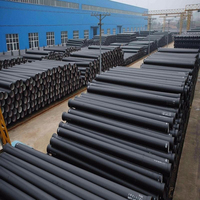 Tuyau en fonte ductile de 500 mm, prix, normes C25 C30 C40, raccords DN 150, tuyau en fonte ductile revêtu d'époxy bleu avec doublure en ciment