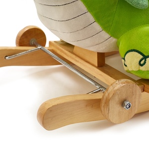 Juguete <span class=keywords><strong>de</strong></span> Peluche para Bebés y Niños, Dinosaurio, Asiento Mecedor <span class=keywords><strong>de</strong></span> Madera para Niños Pequeños - Product Image 3