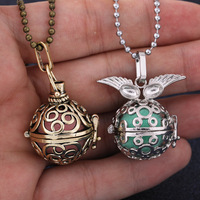 Diffuseur d'huile essentielle de parfum pendentif collier diffuseur petite boîte pendentif aromathérapie pour les femmes