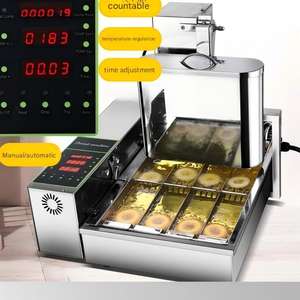 Machine à beignets entièrement automatisée avec <span class=keywords><strong>friteuse</strong></span> électrique commerciale et fonction de retournement automatique intégrée - Product Image 4