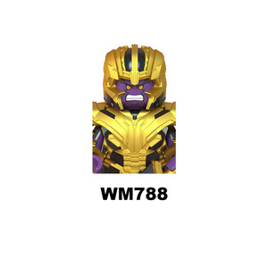 Bloques WM superhéroe Loki Thanos máquina de guerra Iron Groot película mini juguetes regalo juegos de bloques de construcción juguetes para niños - Product Image 5