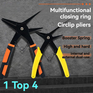 Ensemble de pinces à circlips métriques internes et externes de 5 pouces, 2 en 1, multifonction, acier à haute teneur en carbone, industriel, OEM, de retenue, bricolage, plastique - Product Image 5