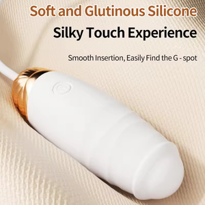 Pen Vibrator Women 10-Frequency Silicone Waterproof USB Charging <b>Masturbation</b> Teasing Orgasm Adult Sex Toys 50 DB Noise - Product Image 4