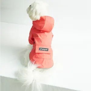 Köpek sıcak yağmurluk özel Logo köpek açık yağmurluk su geçirmez bacaklar ile