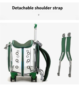 Mala de Transporte para Animais de Estimação, Mochila para Cães, Carrinho de Transporte ao Ar Livre, Mochila Respirável para Viagens com Animais de Estimação, Bolsa Portátil para Cães, Transportadora para Viagens ao Ar Livre - Product Image 4