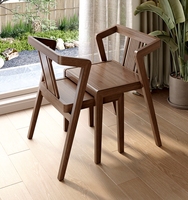 Ensemble Table et Chaises de Salle à Manger Moderne en Bois Peu Encombrant au Design Compact pour Cuisine ou Salle à Manger