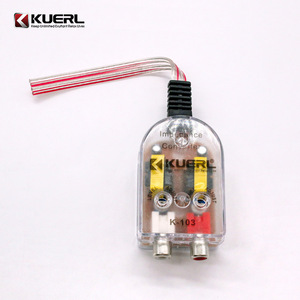 KUERL K-103 ตัวแปลงอิมพีแดนซ์อะแดปเตอร์เสียง RCA ตัวแปลงความถี่สูงถึงต่ำในรถยนต์ - Product Image 1