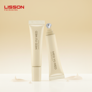 Özel Plastik PE Kozmetik Boş Çinko Alaşımlı Göz Serumu Krem Tüp Ambalajı Çinko Alaşımlı Metal Aplikatörü İle - Product Image 1