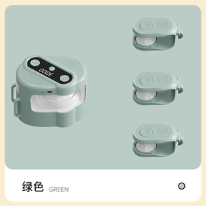 Juguete eléctrico inteligente para gatos con sensor y sonido de pájaros, dispositivo interactivo para mascotas con cuerda enrollable automática, color verde y azul - Product Image 2