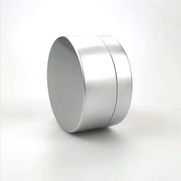 Boîtes métalliques de 80g pour bougies, personnalisées, multicolores, de luxe, en aluminium, peintes par pulvérisation, sérigraphiées, en matériaux recyclés, marque OEM