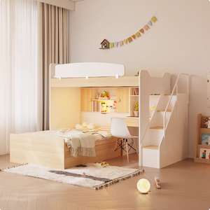 <span class=keywords><strong>Lit</strong></span> <span class=keywords><strong>cabane</strong></span> en bois pour chambre d'enfant <span class=keywords><strong>avec</strong></span> <span class=keywords><strong>bureau</strong></span>, fabriqué en Chine pour les enfants - Product Image 6