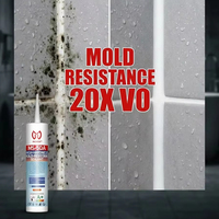 MS-500A Sealant Sanitasi Kamar Mandi Berbahan Polimer MS, Permukaan Halus Interior Berkinerja Tinggi, Grosir