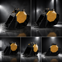 Bucket Excavator Hard Rock Crusher untuk Excavator 50 Ton