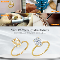 Nouvelle Collection : Bagues de Montage DIY en Or Massif 14K avec Diamants de Laboratoire pour Bijoux Tendance Personnalisables – Vente en Gros