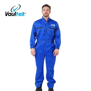 Vaultex özel antistatik Fr alev dayanıklı yansıtıcı güvenlik kıyafetleri endüstriyel erkek üniforma tulum erkekler için