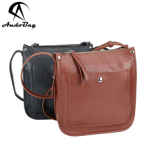 Bolsos cruzados pequeños AdoBag, bolso para teléfono móvil de cuero genuino, monedero de hombro de lujo 1644 - Product Image 1