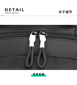 Sacs à dos personnalisés assortis pour l'université Sac à dos simple tendance pour les loisirs le sport le voyage en plein air Fermeture à glissière Oxford étanche - Product Image 6