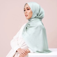 Hijab pour femmes foulard velours satin soie musulmane longues écharpes châle vente en gros de Chine personnalisé pas cher
