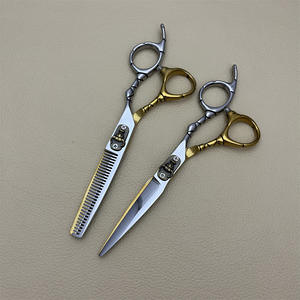 Ciseaux de coiffure Bullhead 6 pouces, ciseaux à effiler en acier inoxydable 440C, pour droitiers, usage professionnel - Product Image 3