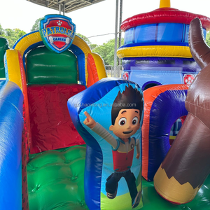 Château gonflable commercial pour enfants et tout-petits, château gonflable avec toboggan et <span class=keywords><strong>piscine</strong></span> à balles, maison de rebond gonflable avec souffleur - Product Image 6