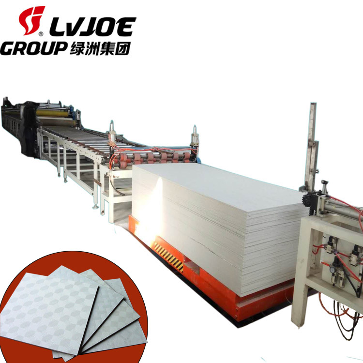 Полуавтоматическая машина для производства ламинированной гипсовой плиты небольшой емкости из ПВХ/Производственная линия, машина для ламинирования гипсокартона