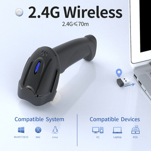 Xincode 2D inalámbrico 2,4G lector de código de barras USB con cable escáner de código de barras 1D láser de mano QR escáneres de código de barras Qr pistola de escaneo de código - Product Image 3
