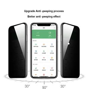 Protecteur d'écran pour Iphone 13 <span class=keywords><strong>14</strong></span> Pro max, mat, Anti-empreinte digitale, 9H, Anti-espion, couverture complète - Product Image 2