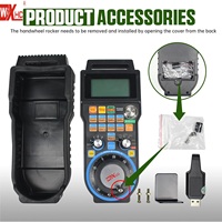 Controlador Colgante CNC Inalámbrico con Pantalla LCD Mach3, Volante Electrónico, Monitor de Velocidad del Husillo y de Avance, Generador de Pulsos Manual