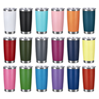 Bouteille d'eau portable réutilisable en acier inoxydable 304 de 20 oz, gobelet isotherme à double paroi, gourde personnalisable avec logo, vente en gros