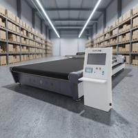 Máquina de Corte Digital de Cama Plana 1625 para Cajas de Papel Rígido, Máquina de Corte con Cuchilla Vibratoria CNC Oscilante