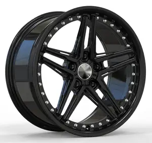 Customized 2 Piece Rims 22 Inch Forged Alloy Wheels Rim 5x112- High Performance Wheel Blank for BMW G30 F30 F10