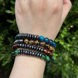 Natural Stone <b>Bracelet</b> Colorful Glass Beaded Self-Confidence Small MOQ Welcome Ready to Ship (RTS) - Product Image 1