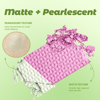 Échantillon Gratuit Palette d'Enlumineur 2-en-1 Cuite Mat et Nacré, Logo Personnalisé, Waterproof, Longue Tenue, Multi-Usage pour le Visage
