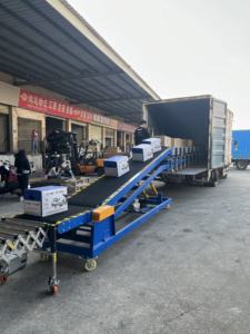 ناقل حزام هيدروليكي متوسط من Lianxin لتحميل وتفريغ الشاحنات ذات المركز اللوجستي - Product Image 6