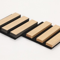 Panneaux acoustiques en bois pliables vers le haut, imperméables, panneaux acoustiques en PET