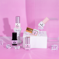 Colle pour extensions de cils rose à séchage rapide (1-2 secondes), colle à cils personnalisée, imperméable, sans latex, sans alcool, liquide 5ML